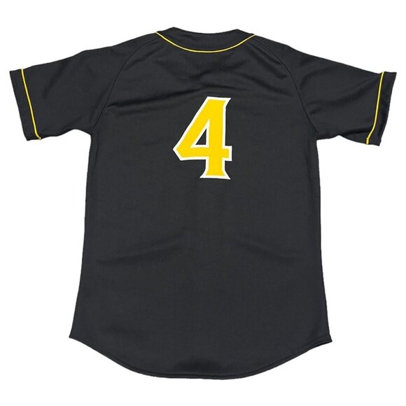 Latin Academy Pirates Black & Yellow Baseball Jersey - Medium - Picture 3 of 5